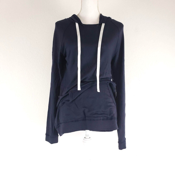 NEW!! Ink Love and Peace SIZE M Comfy Navy Blue Thin Sweatshirt Womens Juniors - Picture 3 of 12